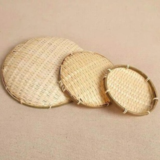 Mây tre- Mẹt tre trắng đựng hạt hướng dương bánh kẹo size nhỏ -Tre HN