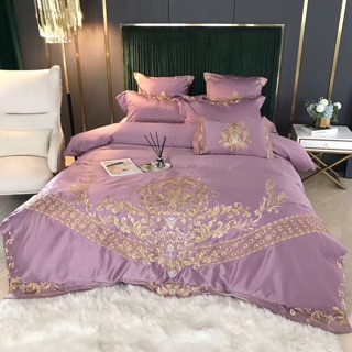 Bộ chăn ga lụa 40s hoàng gia