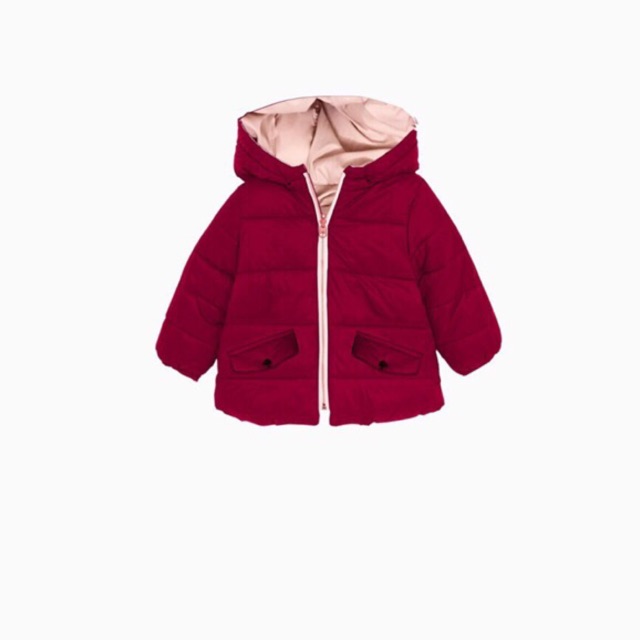 Áo phao 2 mặt zara đỏ