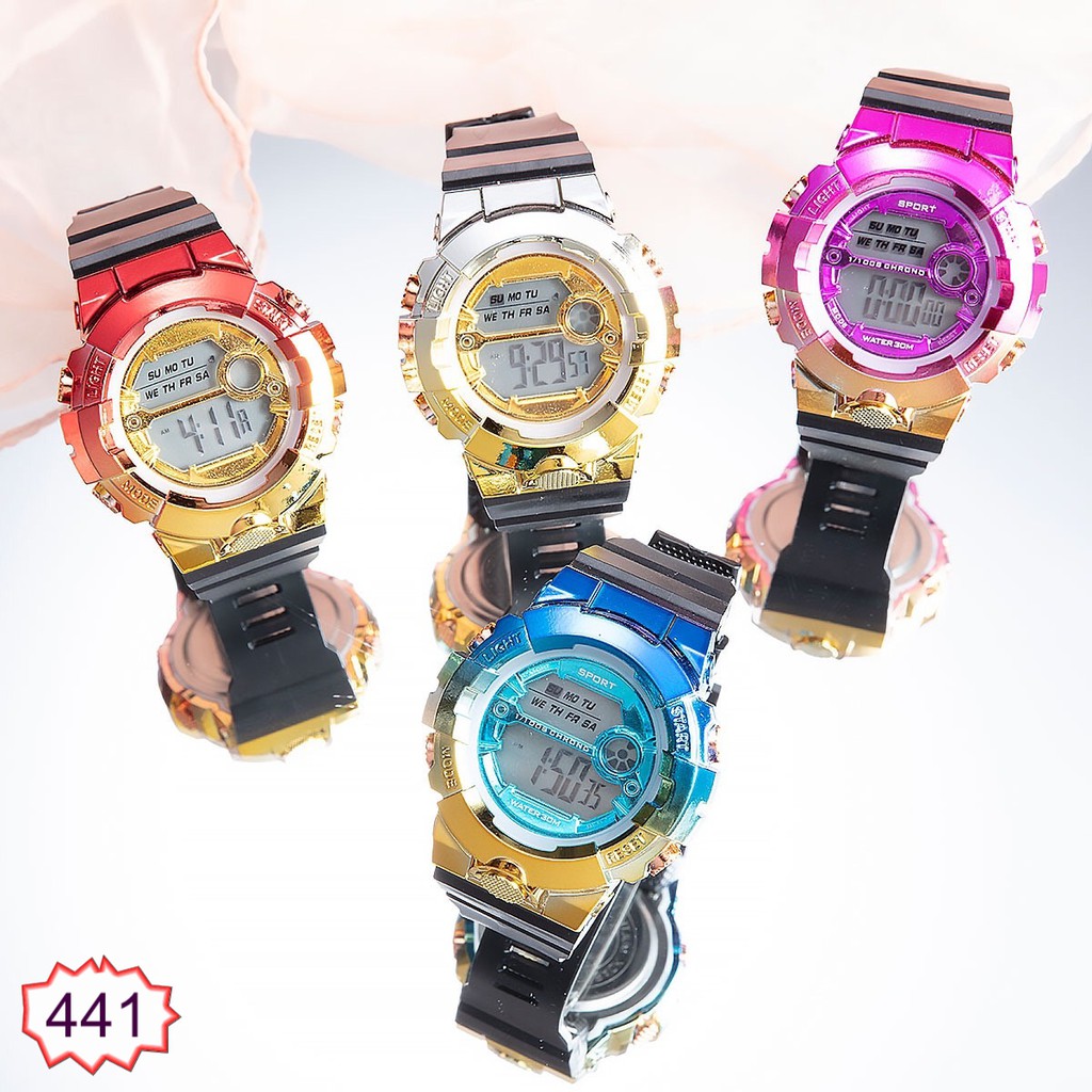 ĐỒNG HỒ NAM HAZO SPORT 441 PHA 2 MÀU ĐIỆN TỬ SIÊU ĐẸP HOT TREND | BigBuy360 - bigbuy360.vn