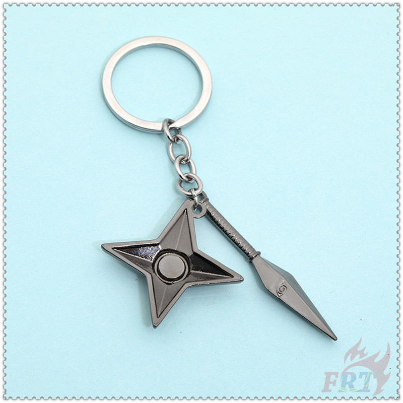 ✪ NARUTO - Shuriken Kunai Keychains ✪ 1Pc Metal Pendants Keyrings Accessories Gifts