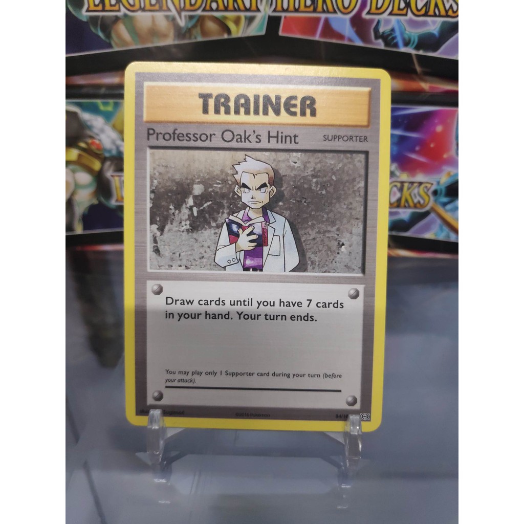 [ Dưa Hấu Yugioh ] Lá bài thẻ bài Pokemon Trainer Professor Oak's Hint