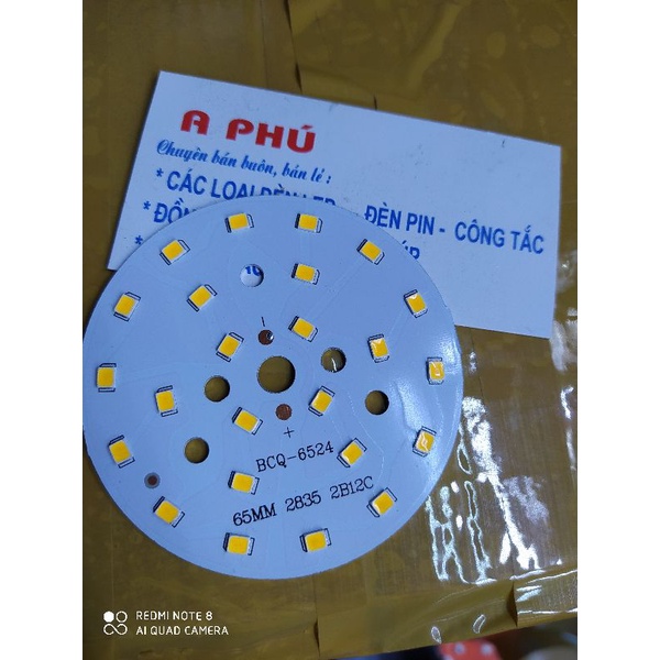 Led miếng 12w qua chấn lưu
