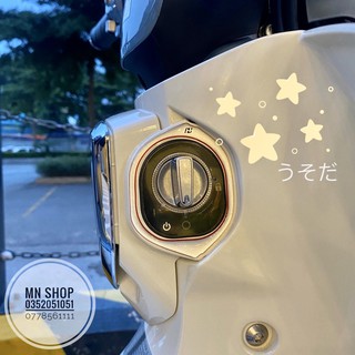 🌟 Dán viền ổ khoá cho Super Cub 125