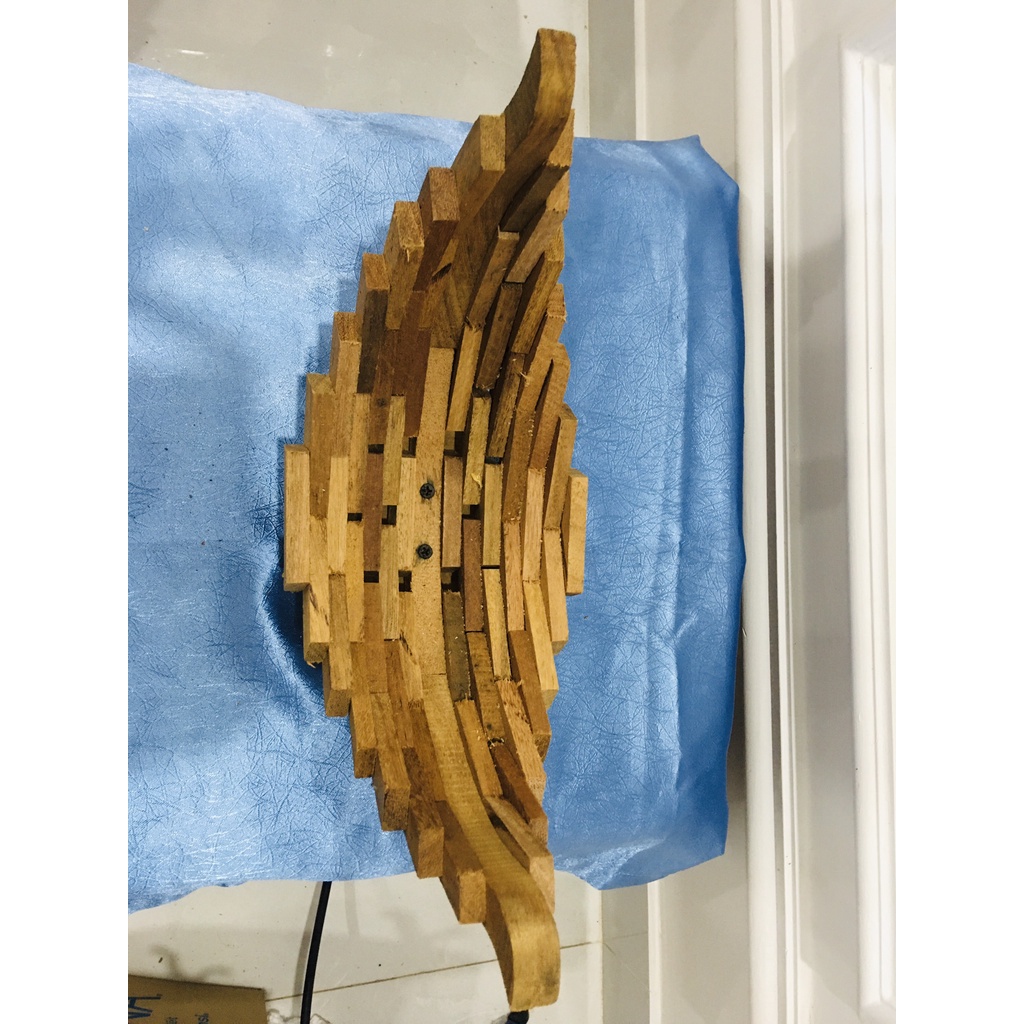 THUYỀN GỖ LIM TRỒNG LAN - 45x20x20- THUẬN BUỒM XUÔI GIÓ - trang trí để bàn, treo - Mayhong garden