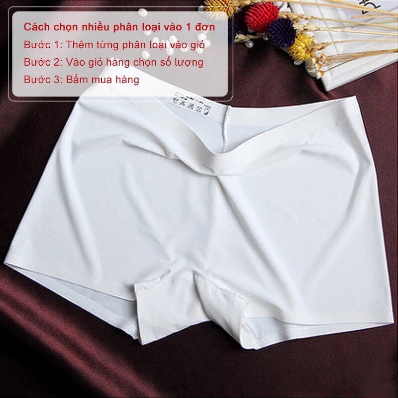 Quần Đùi Đúc Su Mặc Váy Không Đường May Nâng Mông  9915