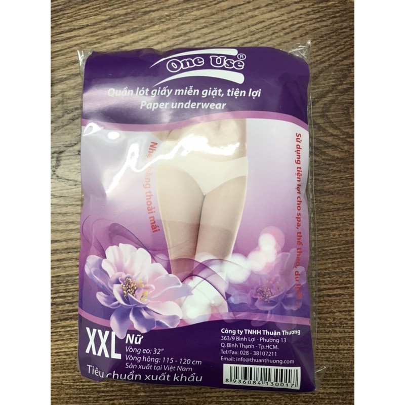 SET 5 QUẦN LÓT GIẤY COTTON DÙNG 1 LẦN CHO MẸ BẦU MẸ SAU SINH/SINH VIÊN HỌC QUÂN SỰ/ DU LỊCH