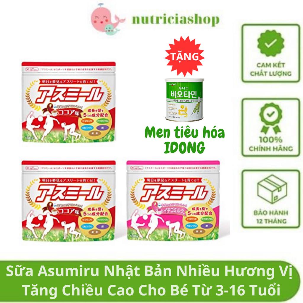Sữa Asumiru tăng chiều cao cho bé từ 3-16 tuổi