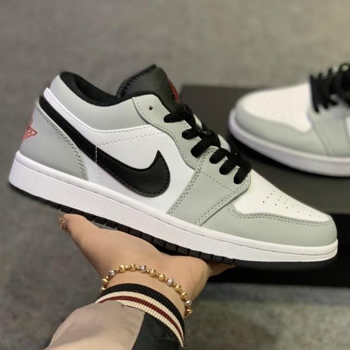 Giày Jordan 1 low smoke grey xám cổ thấp bản cao cấp 1-1 trung full phụ kiện