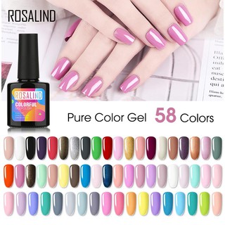 Rosalind 10ML 58 Màu 21-40 UV LED Gel Sơn mài móng tay bán vĩnh viễn