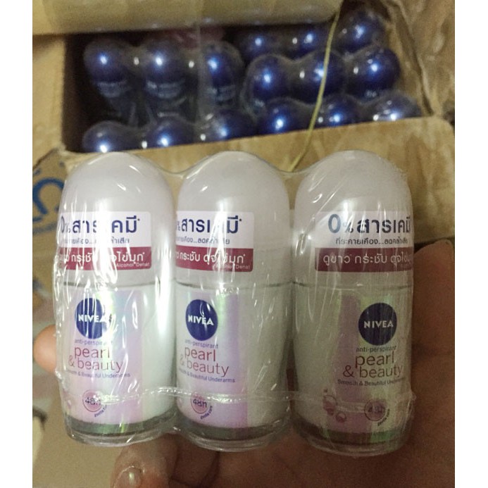 Lăn Khử Mùi Ngọc Trai Thái Lan - 25ml - BX1381