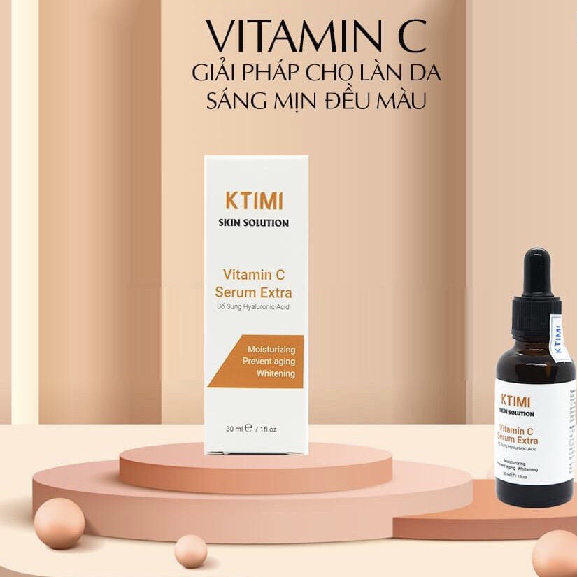 serum vitamin C 30ml - KTIMI Dưỡng Trắng, Mờ Thâm