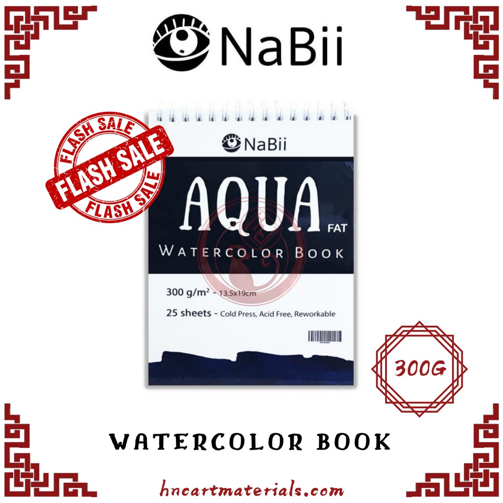 [Nabii] Nabii Aqua giấy vẽ màu nước