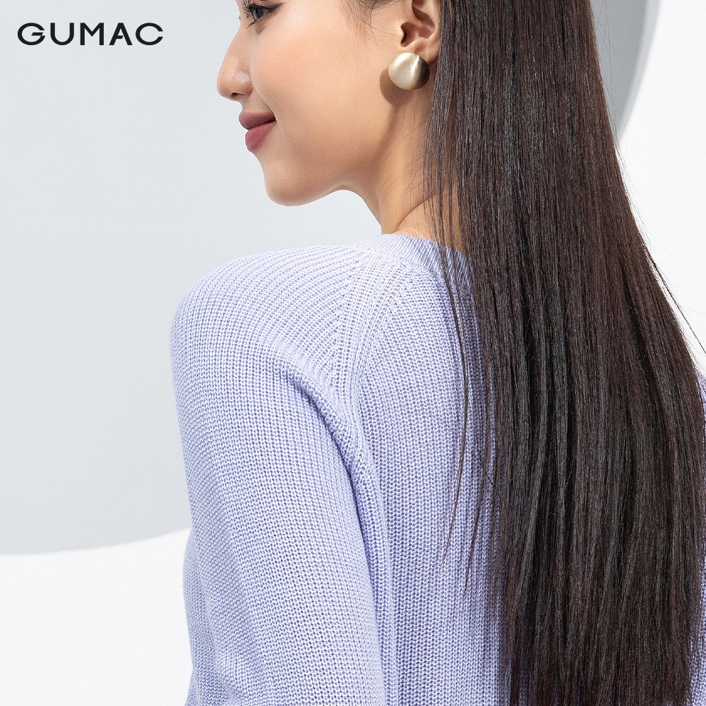 [Mã WABRGB11 giảm 10% đơn từ 250k] Áo len nữ rút dây GUMAC đủ màu, đủ size, phong cách street style AA9214 | BigBuy360 - bigbuy360.vn
