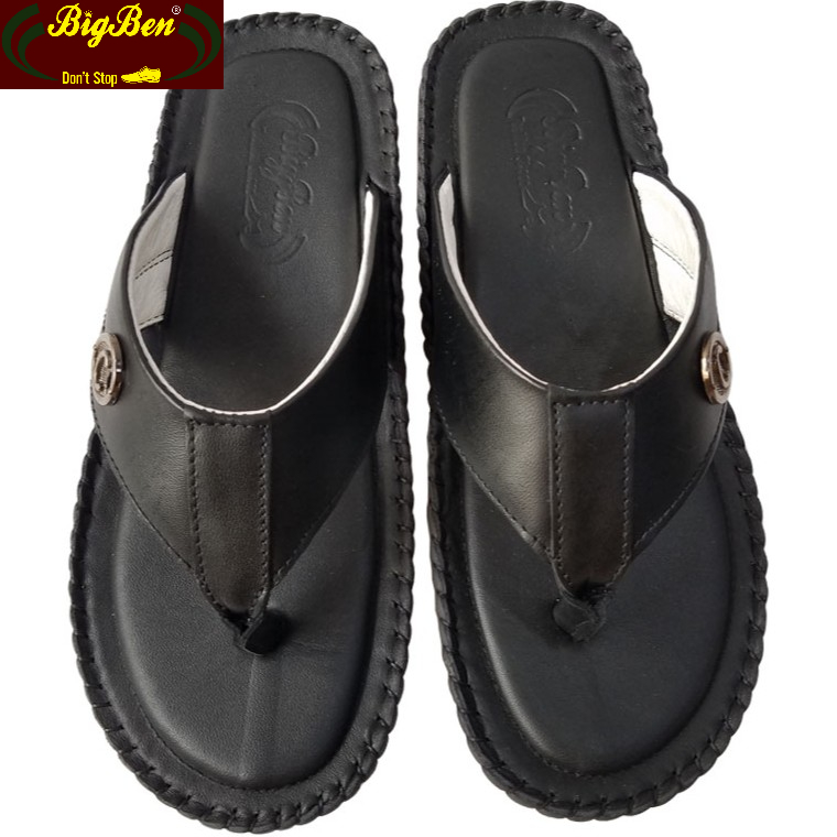 Dép Xỏ Ngón Nam Da Bò BIGBEN Cao Cấp DKN48