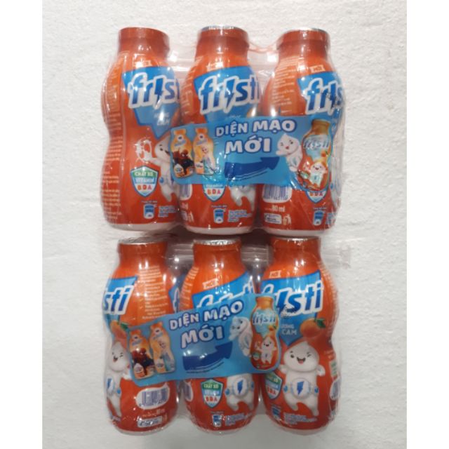 Thùng sữa chua Fristi 80ml  48 chai vị cam