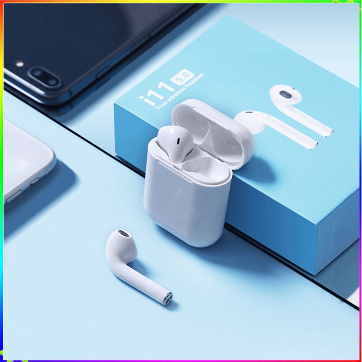 Tai Nghe Không Dây i11 - Bluetooh 5.0 Chuẩn AirPods TWS Cảm Ứng Vân Tay