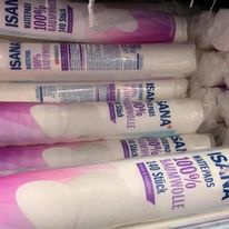 Bông tẩy trang Isana/Ebelin 140 miếng Đức
