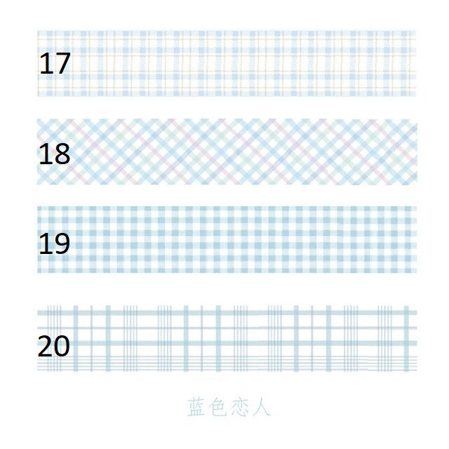 [Loại Lẻ] Băng Keo Nhiều Họa Tiết Washi Tape 20MM*2M