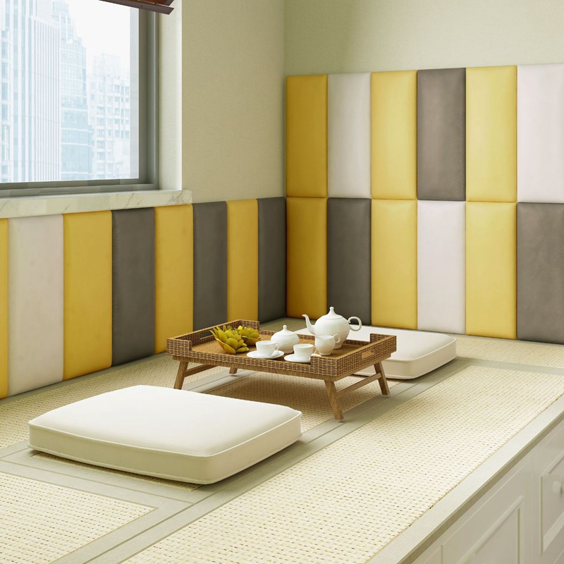 Miếng dán tường đầu giường mềm mại tránh va đập cho trẻ em