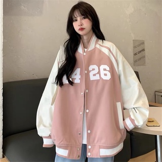 Áo khoác bóng chày viền
