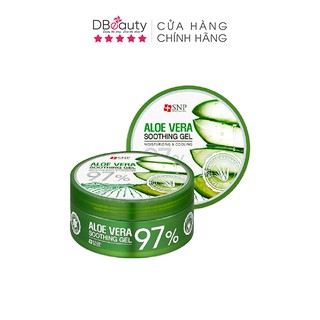 Gel Dưỡng Da SNP Lô Hội Dưỡng Ẩm  Aloe Vera Intensive Soothing Gel 99% 300g