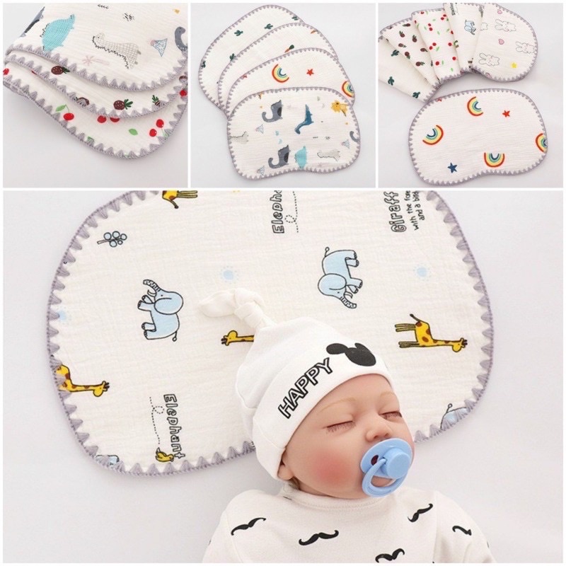 GỐI XÔ COTTON 10 LỚP CHO BÉ