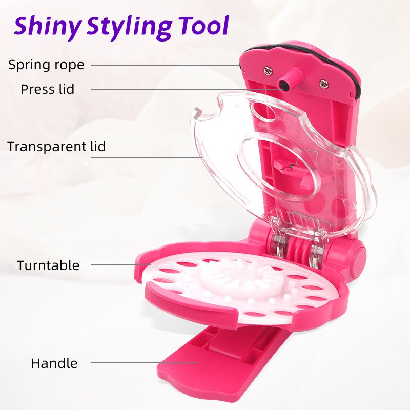 Miếng Dán Tiktok Lấp Lánh Dùng Tạo Kiểu Tóc Cho Bé Gái DIY