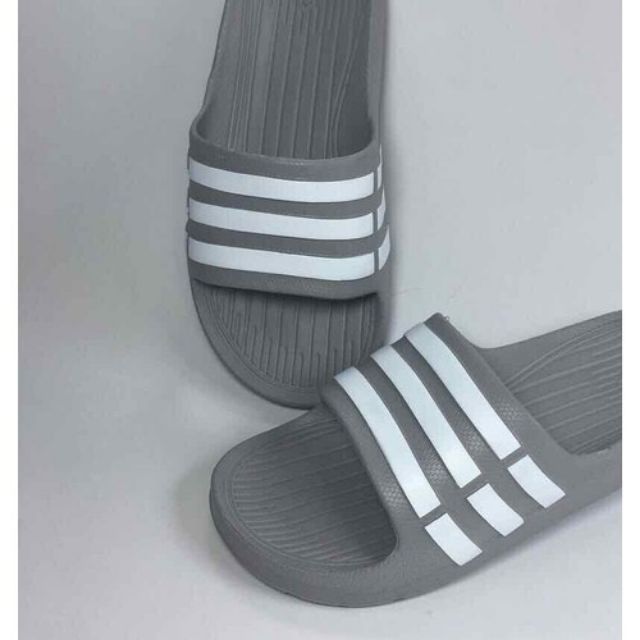 Dép Nam, Dép lê nam siêu nhẹ dáng thể thao đế êm màu kẻ xọc xanh Không Thấm Nước