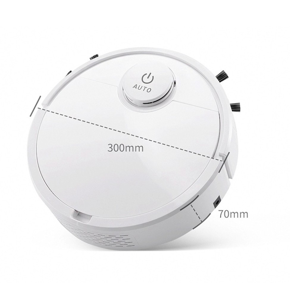 Robot Hút Hụi Lau Nhà, Robot Hút Bụi Thông Minh, Cảm Biến 1 Chạm, Lực Hút Mạnh Mẽ, Phiên Bản Mới Nhất 2021-