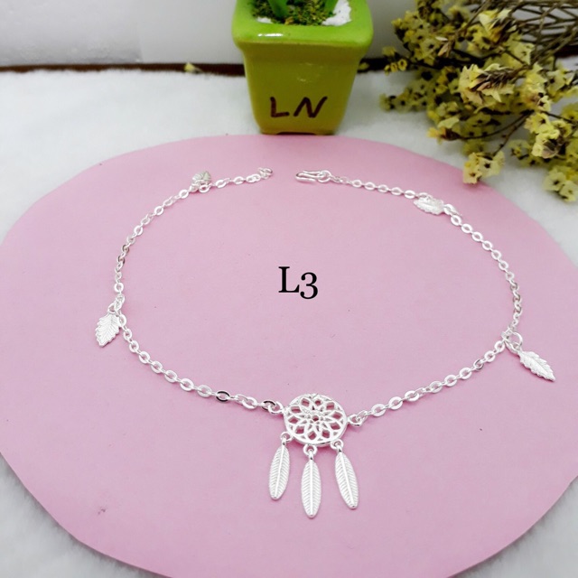 LẮC CHÂN NỮ BẠC TA CAO CẤP 925 - Ảnh chụp thật giá tại xưởng cam kết bạc chuẩn cho khách hàng