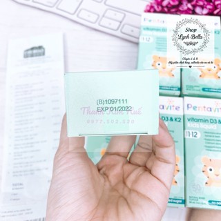 🌱 𝐏𝐞𝐧𝐭𝐚𝐯𝐢𝐭𝐞 𝐕𝐢𝐭𝐚𝐦𝐢𝐧 #𝐃𝟑 & #𝐊𝟐 𝐊𝐢𝐝𝐬 𝐋𝐢𝐪𝐮𝐢𝐝 𝟑𝟎𝐦𝐥 - 𝐛𝐨̂̉ 𝐬𝐮𝐧𝐠 𝐯𝐢𝐭𝐚𝐦𝐢𝐧 𝐃𝟑 𝐯𝐚̀ 𝐊𝟐 𝐜𝐡𝐨 𝐛𝐞́ 𝐭𝐮̛̀ 𝟏-𝟏𝟐 𝐭𝐮𝐨̂̉𝐢
