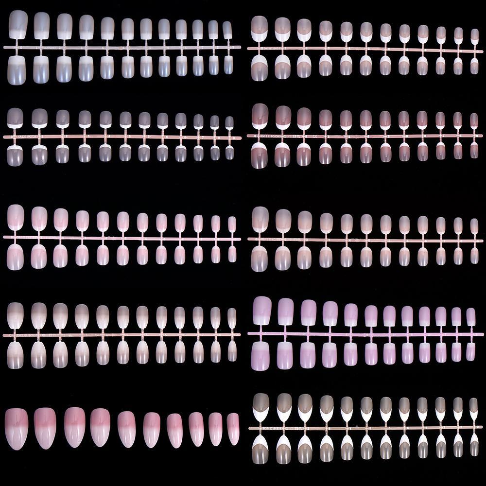 Móng Tay Giả Họa Tiết Trăng Lưỡi Liềm Tự Nhiên