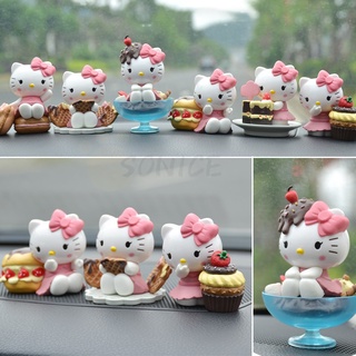 Sanrio bộ 6 mô hình nhân vật hoạt hình hello kitty đáng yêu