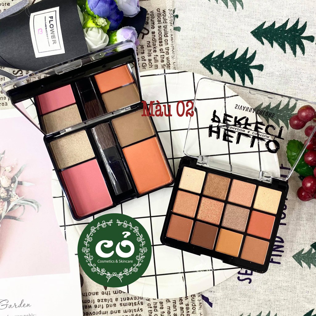Set Phấn Mắt - Má Hồng - Tạo Khối Sivanna Hello Perfect | BigBuy360 - bigbuy360.vn