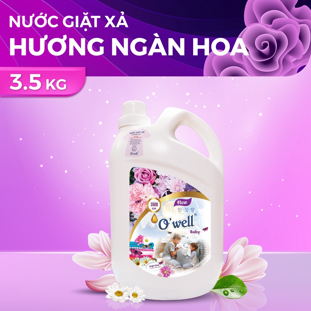 Nước Giặt O'well Hương Ngàn Hoa 3.5L