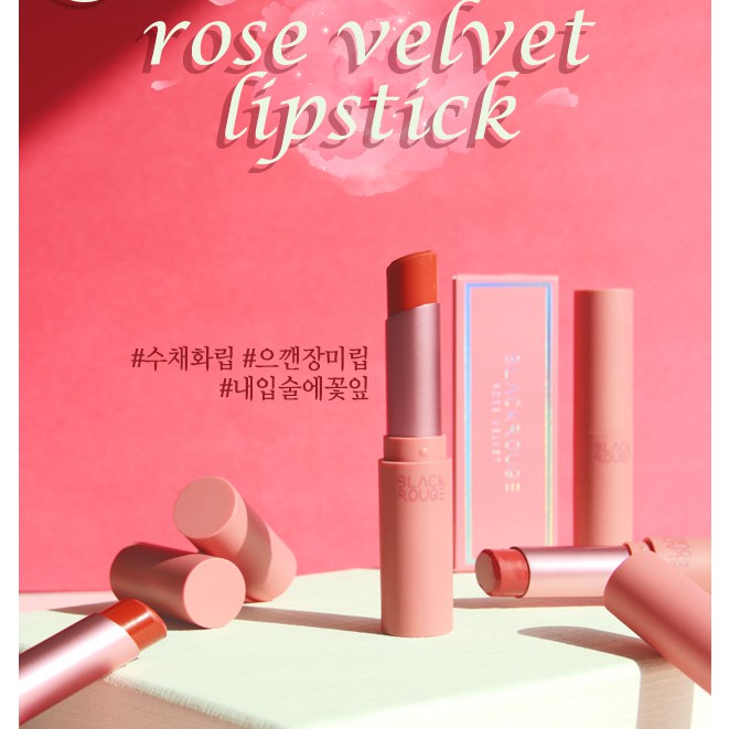 [Chuẩn Auth] Son thỏi Black Rouge Rose Velvet Lipstick | BigBuy360 - bigbuy360.vn