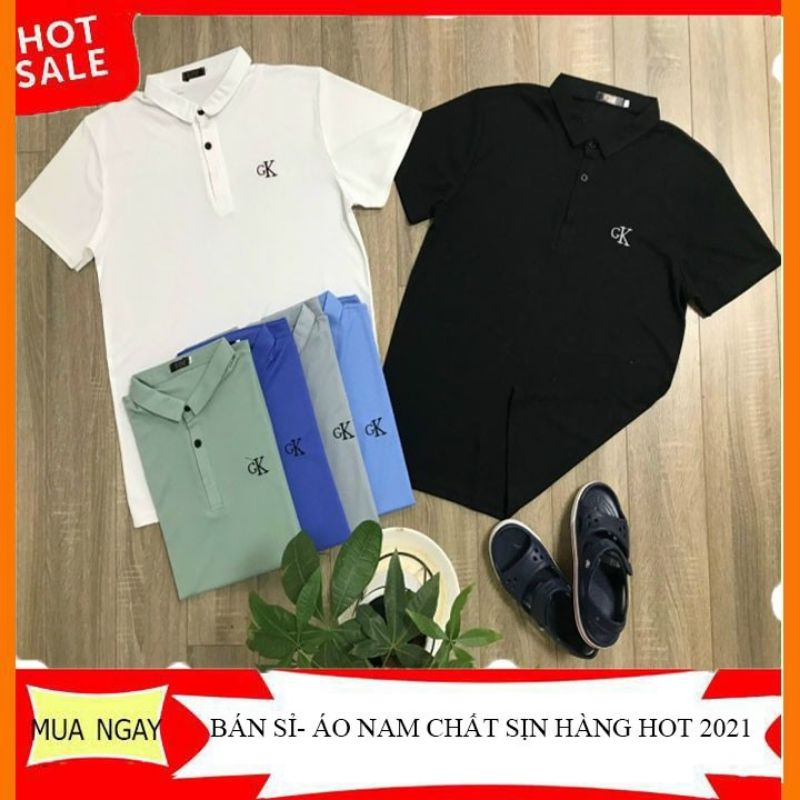 [💥DEAL HOT💥] Áo thun nam - áo thun nữ có cổ polo vải poly co dãn