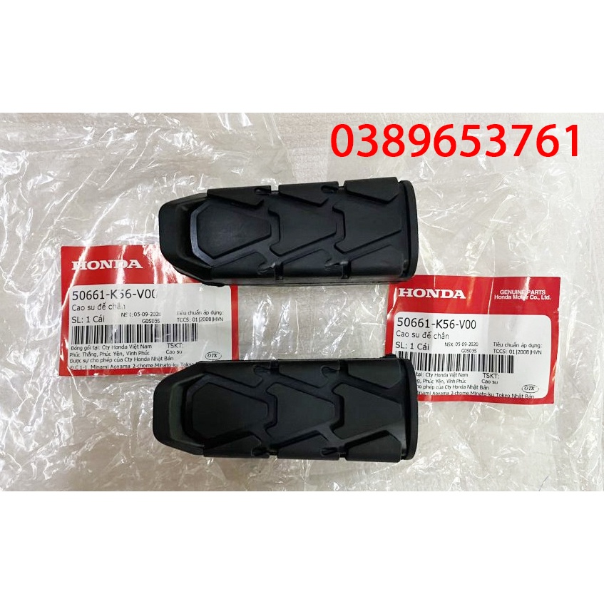 Cao su gác chân trước Winner v1/ Sonic 150 Zin chính hãng Honda