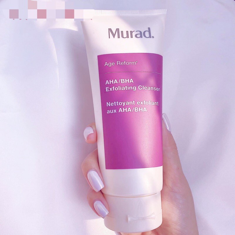 Sữa rửa mặt tẩy da chết Murad AHA/BHA Exfoliating Cleanser