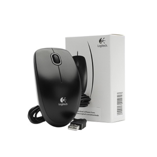 Chuột dây Logitech B100- Đen- Hàng chính hãng