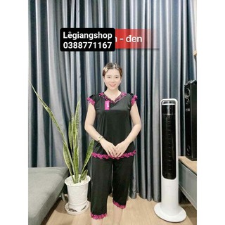 Đồ bộ lửng tay con cổ tim LêGiangShop