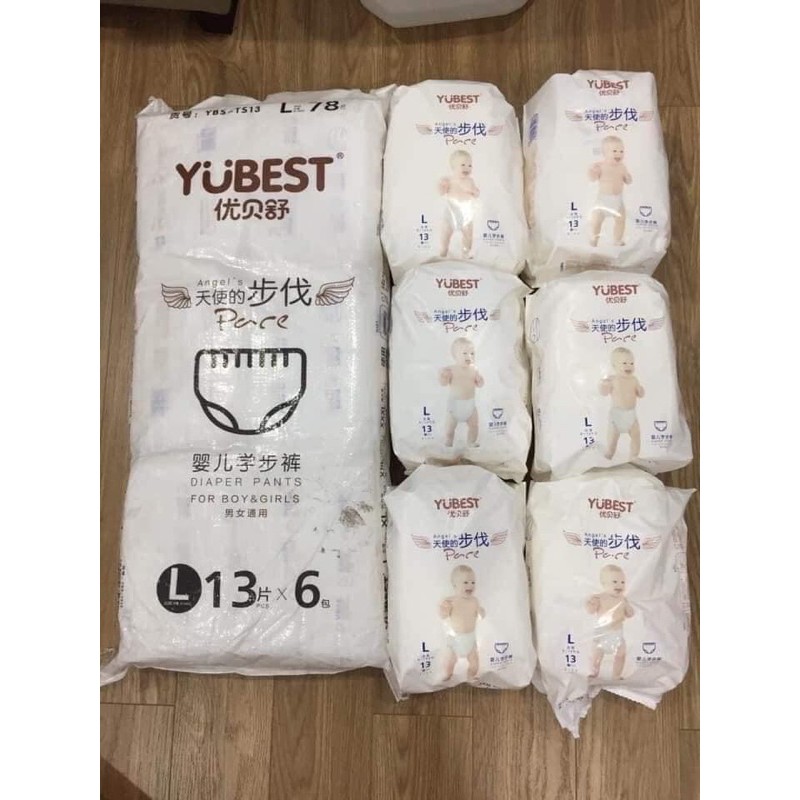 Bỉm quần Yubest Angle đủ size M84/L78/XL72 mềm mỏng thấm hút tốt hàng chính hãng