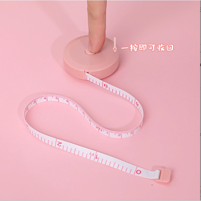 Thước dây cuộn 1,5m tự thu gọn tiện lợi hình thú siêu cute BAG U THUOCDAY123