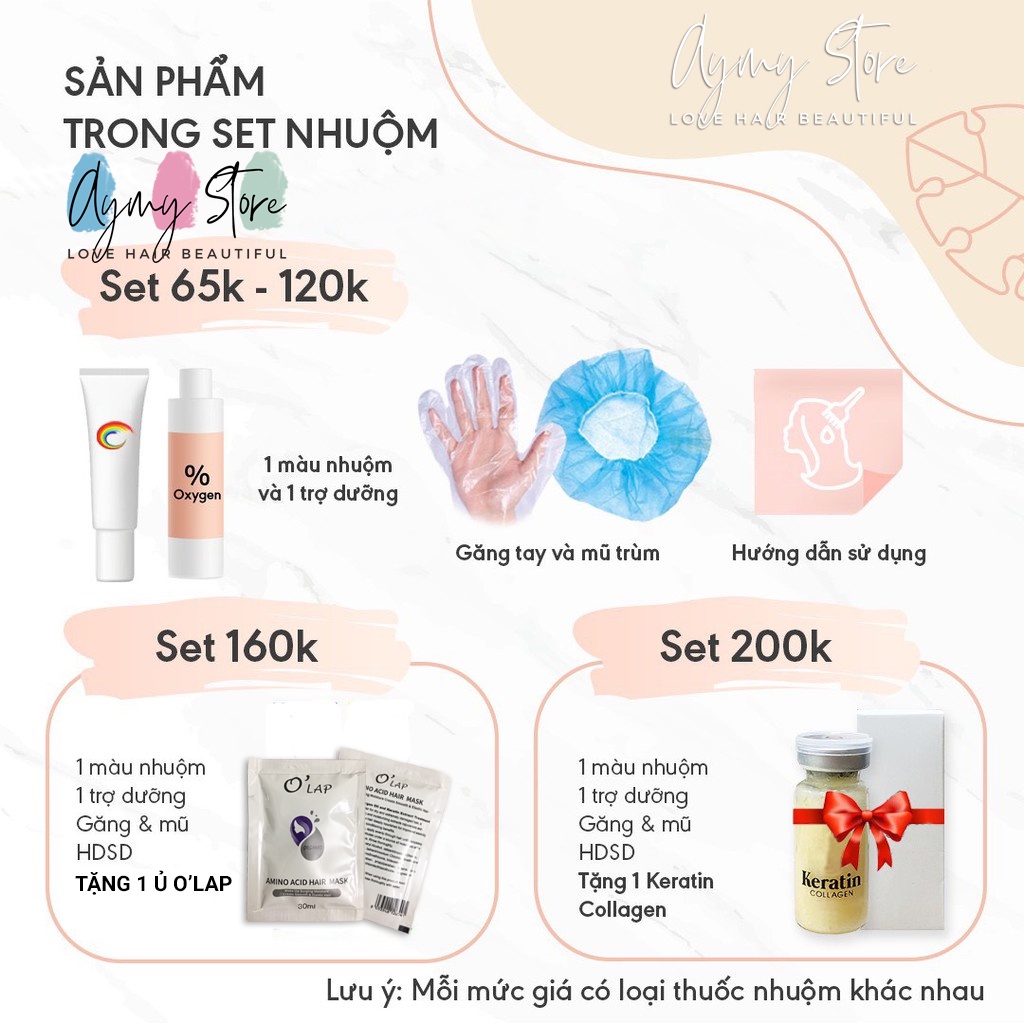 Thuốc Nhuộm Tóc NÂU ĐEN  Tự Nhiên Không Tẩy| Lên Từ Mọi Nền Tóc | AYMY