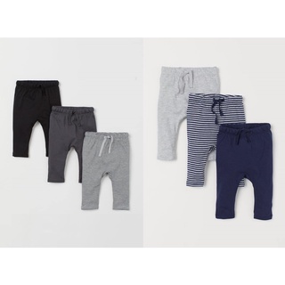 Hm h&m auth set 3 quần cotton bé trai 9-12m 12-18m 18-24m 2/3y 3/4y
