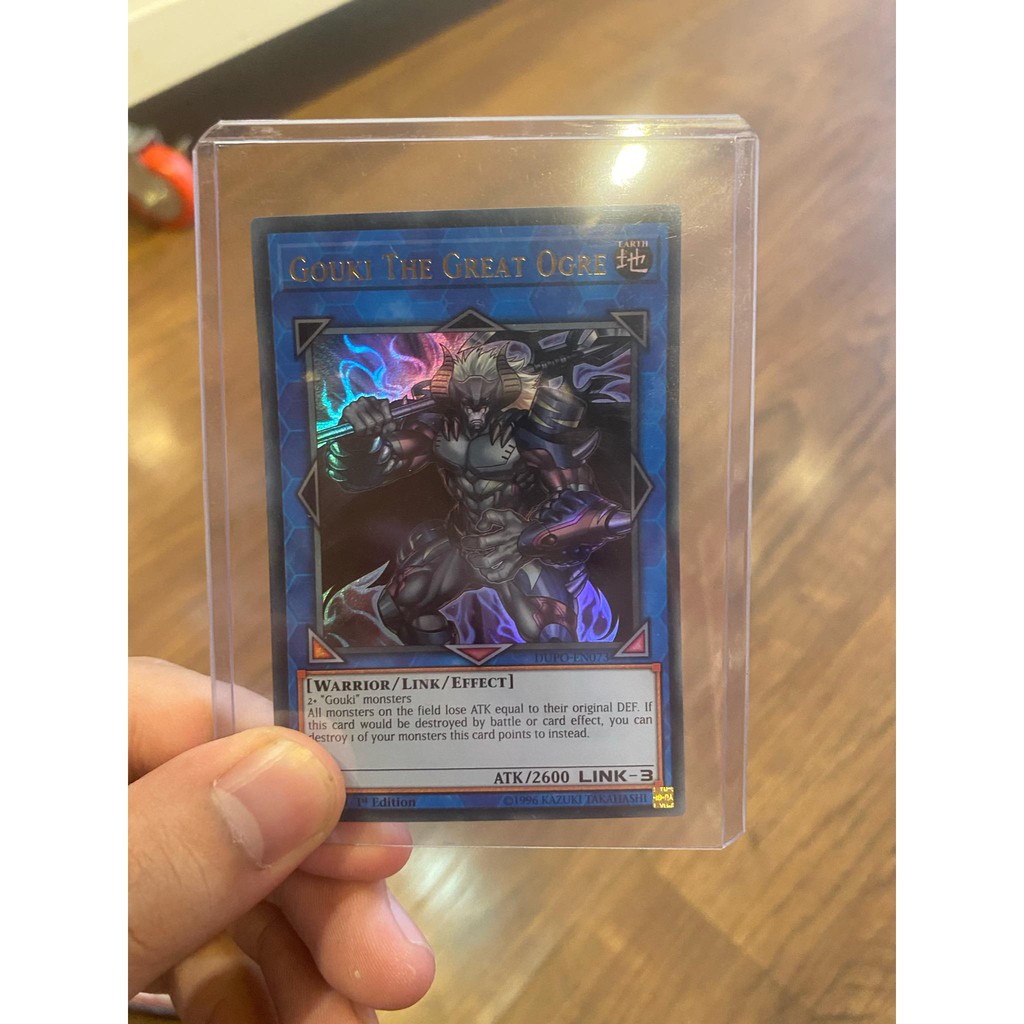 Lá bài thẻ bài Yugioh Gouki The Great Orge – Ultra Rare - Tặng bọc bài nhựa bảo quản