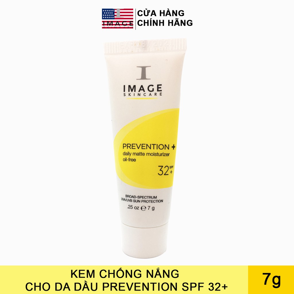 [Chính Hãng] Kem chống nắng Image Skincare PREVENTION+ Daily Matte Moisturizer Oil Free +SPF32 7g cho da dầu