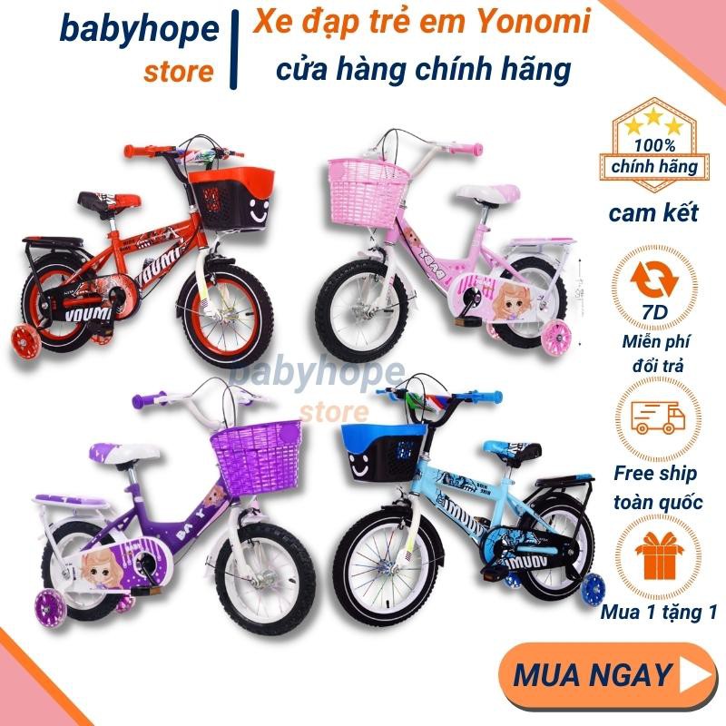 Xe đạp trẻ em Yonomi 12-14-16inch Nam và Nữ