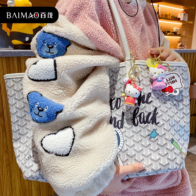 Móc Khóa Hình Mèo Hello Kitty Bằng Epoxy Dễ Thương